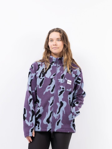 Eivy Athletic fleece jacket in Purple: front