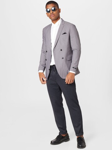 JACK & JONES Slim fit Suit Jacket 'FRANCO' in Grey