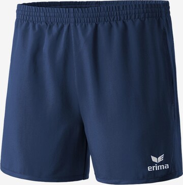 ERIMA Regular Workout Pants in Blue: front