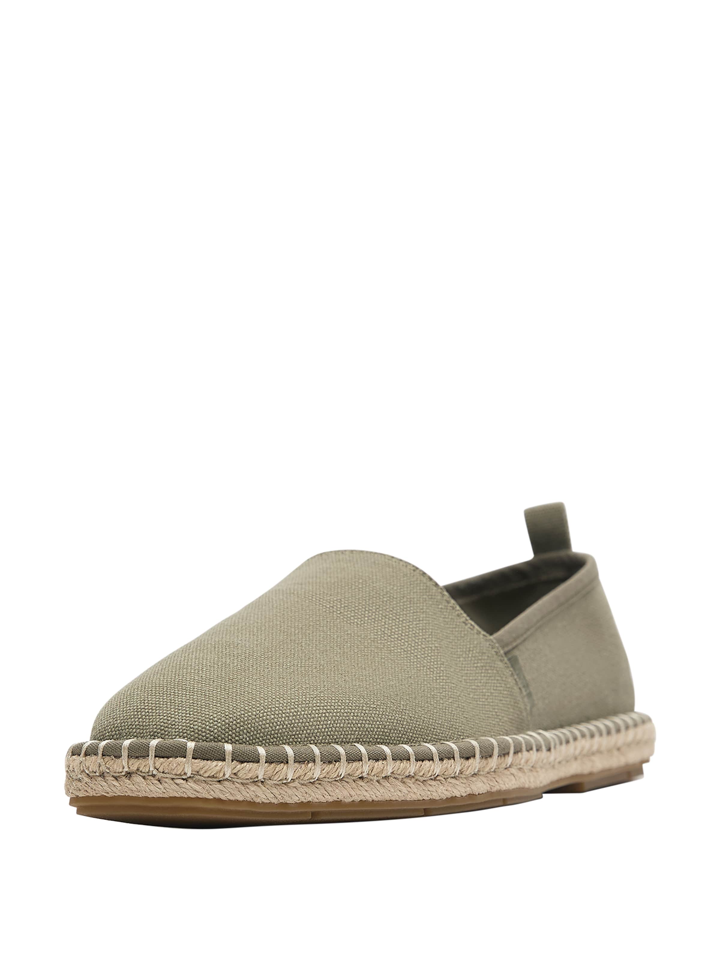 Pull&Bear Espadrile | zelena barva: sprednja stran