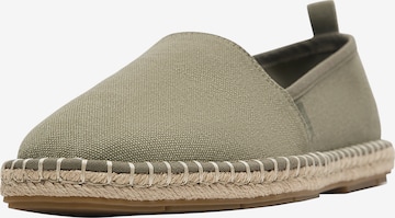 Espadrilles Pull&Bear en vert : devant