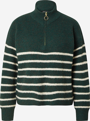 Pulover de la ONLY pe verde: față