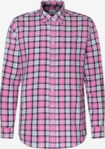 SEIDENSTICKER Button Up Shirt in Pink: front