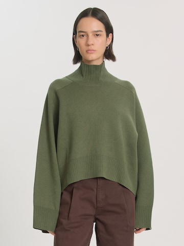 Pullover 'Kasha' di EDITED in verde: frontale