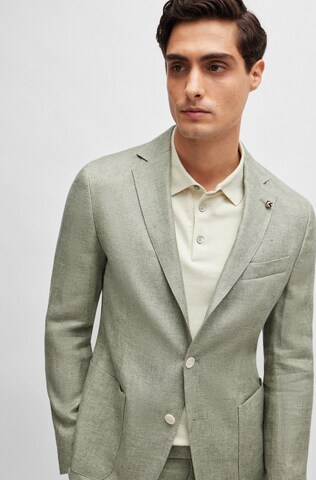 BOSS Slim Fit Sakko 'C-Hanry' in Grün