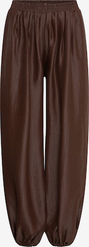 ICHI Loosefit Broek 'IHBALLOON' in Bruin: voorkant