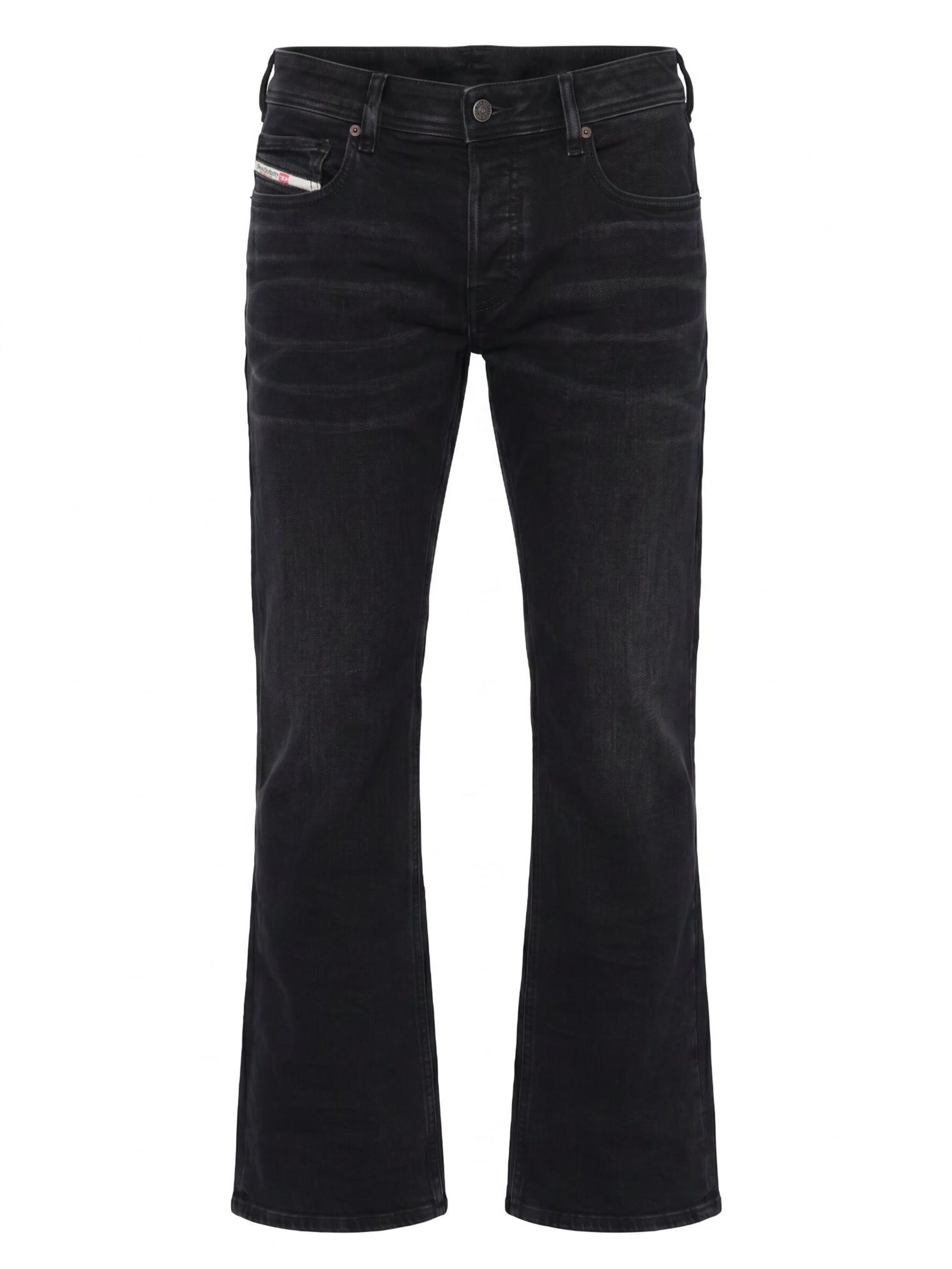 DIESEL - Bootcut Calças de ganga 'SLIM 2007 ZATINY-X' em preto: frente