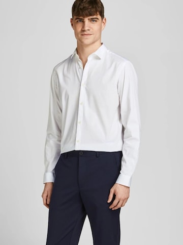 JACK & JONES Slim Fit Skjorte '12201905' i hvid