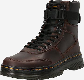 Dr. Martens Μπότες με κορδόνια σε καφέ: μπροστά