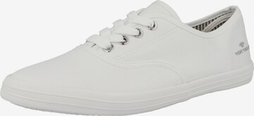 TOM TAILOR Sneaker low i hvid: forside