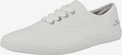 TOM TAILOR Zapatillas deportivas bajas en gris / blanco, Vista del producto