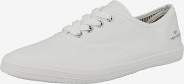 TOM TAILOR Sneakers in White: front