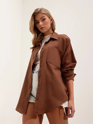 Bigdart Shirt 'Hemden' in Brown: front