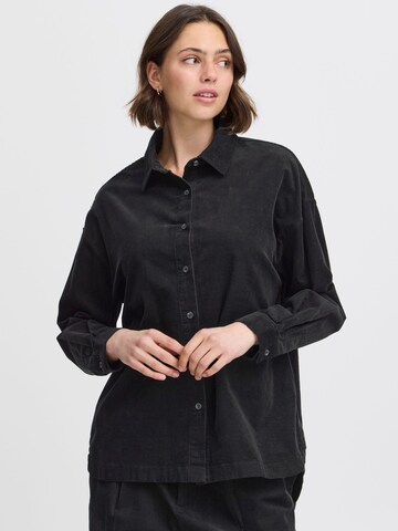 Camicia da donna 'CORY SH 1' di Fransa in nero: frontale