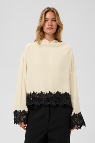 SOAKED IN LUXURY - Camiseta 'Lantana' en beige: frente