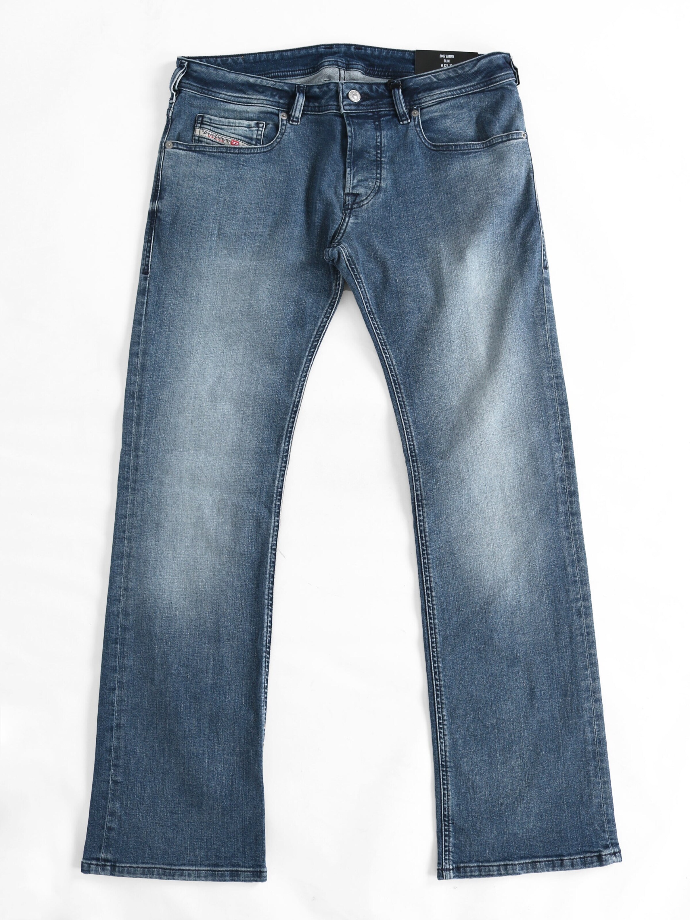 DIESEL - Bootcut Vaquero 'SLIM 2007 ZATINY-X' en azul