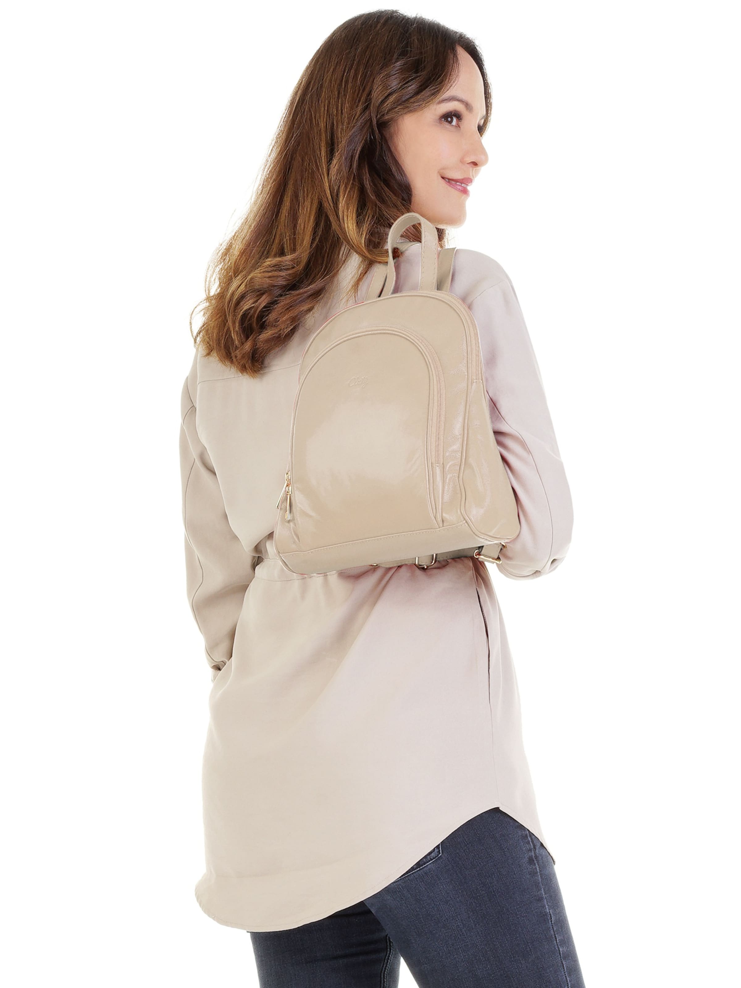 Sac à dos Cluty en beige