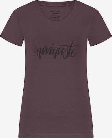Urban Goddess Yoga & Activewear Funktionsshirt 'Namaste Core' in Lila: Vorderseite