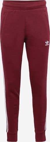 Coupe slim Pantalon 'Adicolor Classics' ADIDAS ORIGINALS en rouge : devant