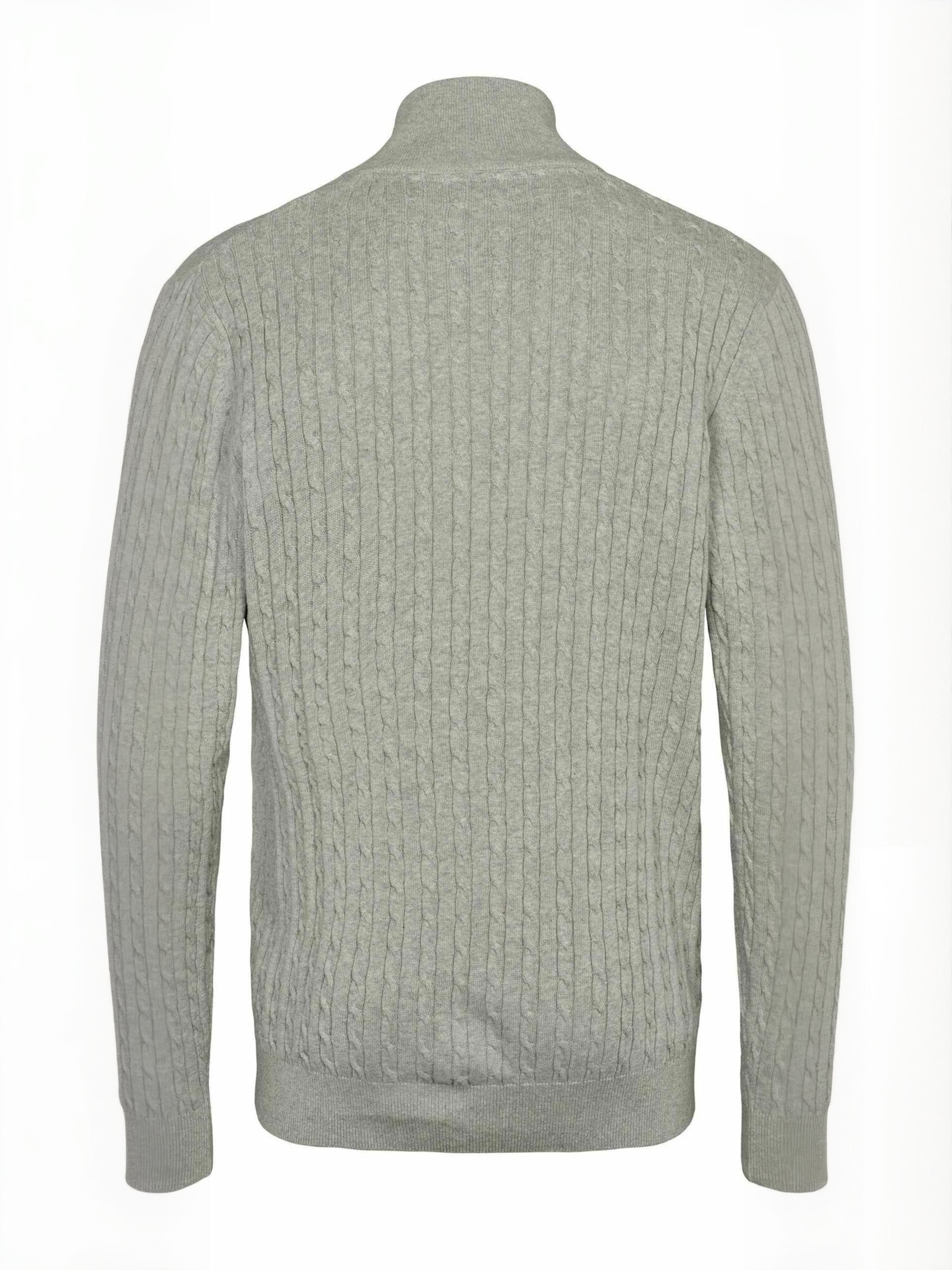 U.S. POLO ASSN. Neulepaita ' UMRomeo Half-zip ' värissä harmaa