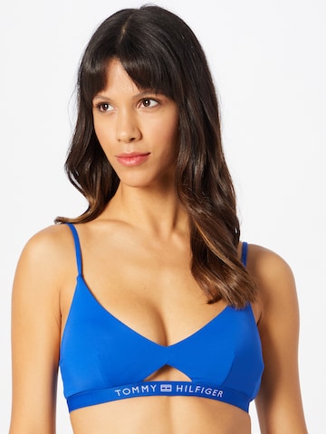 Tommy Hilfiger Underwear - Sujetador bustier Top de bikini en azul: frente