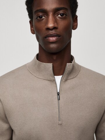 MANGO MAN Pullover in Grau