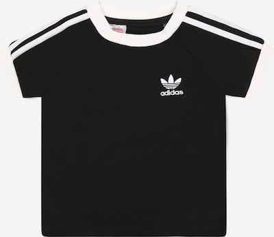 ADIDAS ORIGINALS Koszulka '3-Stripes' w kolorze czarny / białym, Podgląd produktu