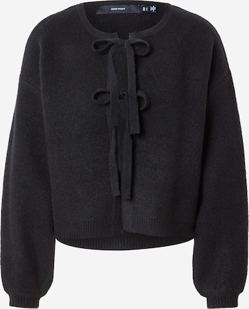 VERO MODA Cardigan 'BOW' i sort: forside
