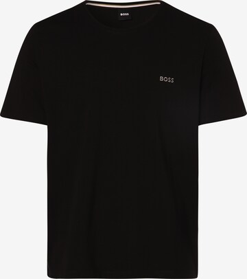 Maillot de corps 'Mix&Match T-Shirt R' BOSS en noir : devant