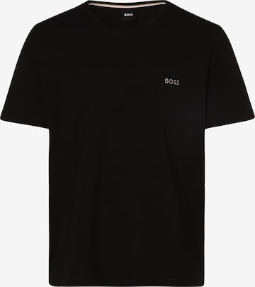 BOSS Orange Футболка 'Mix&Match T-Shirt R' в Черный: спереди