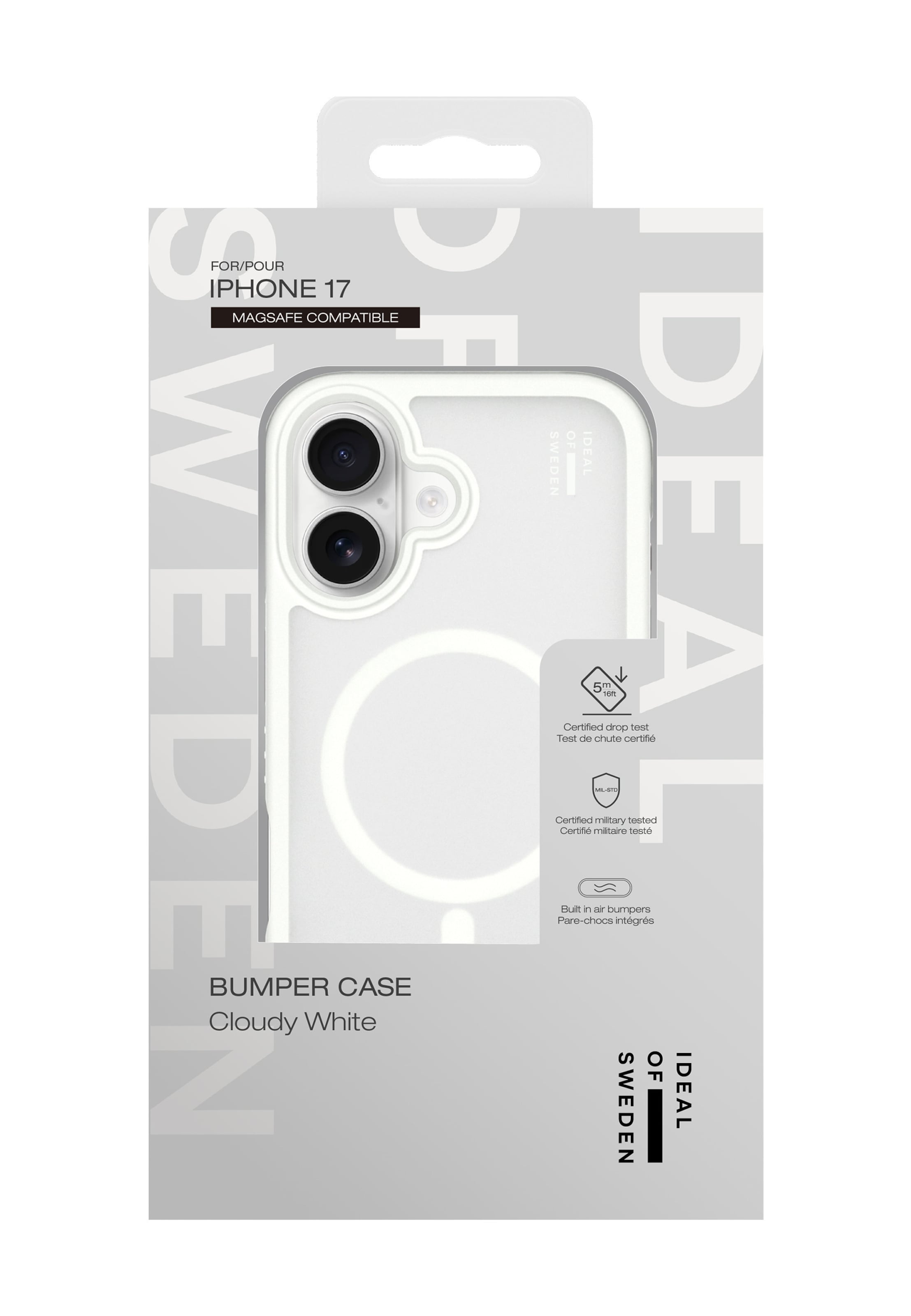 Custodia per smartphone 'iPhone 17' di iDeal of Sweden in bianco