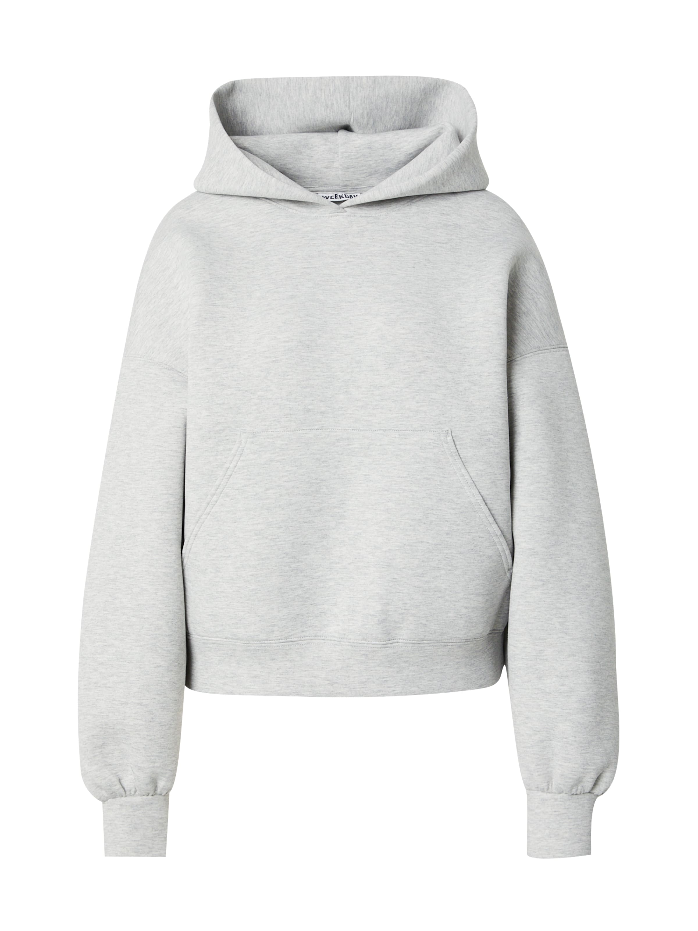 WEEKDAY Sweatshirt 'Petra' in Grey: front