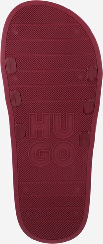 HUGO - Sapato aberto 'Nil' em vermelho
