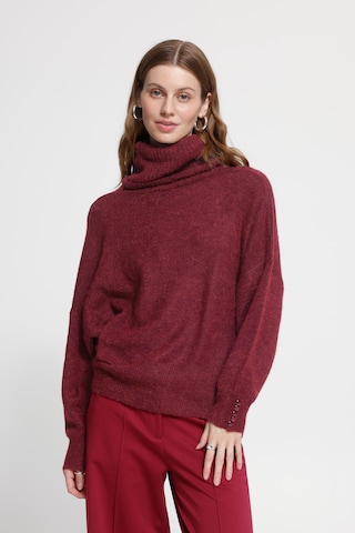 ICHI Pullover 'IHKamara' i rød: forside