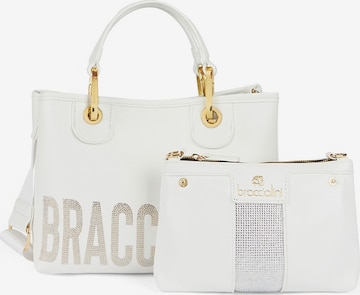 Borsa a mano di Braccialini in bianco: frontale