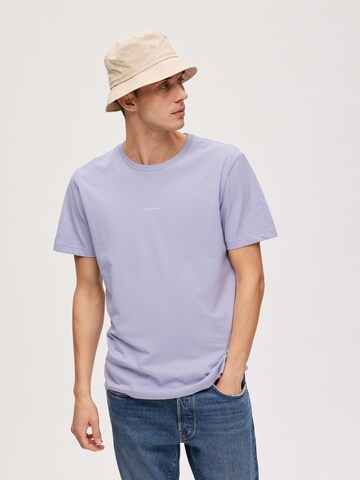 SELECTED HOMME Shirt 'Atlas' in Purple