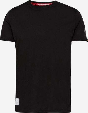 ALPHA INDUSTRIES - Camiseta 'Dragon' en negro: frente