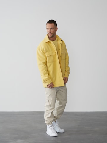 DAN FOX APPAREL Regular Fit Jacke 'Mick' in Gelb