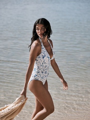Next - Top de tankini en beige