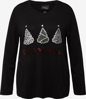 Ulla Popken Sweatshirt in Black: front