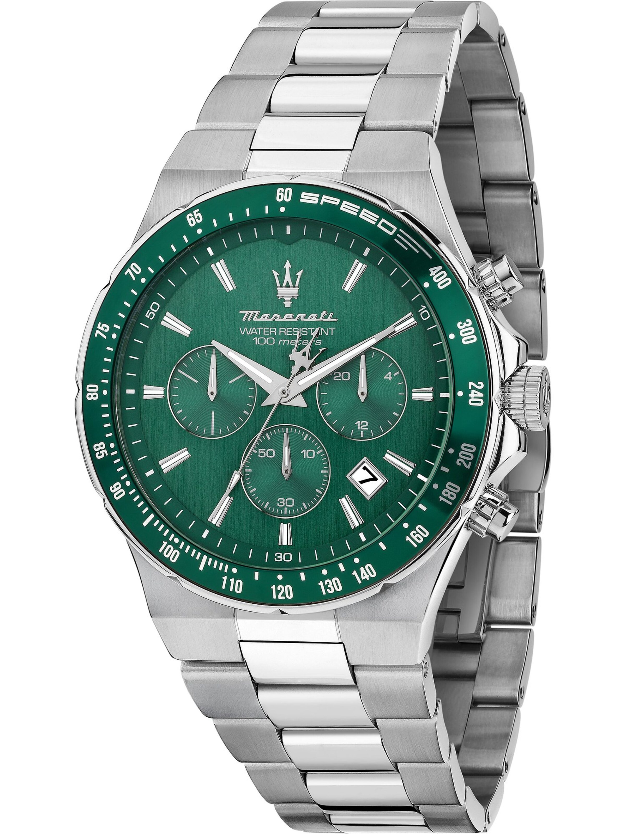 Maserati Analog watch in Green: front