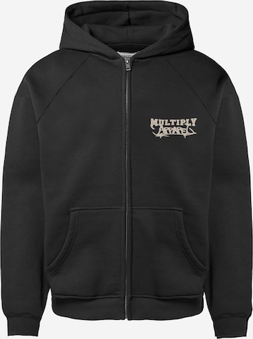 Multiply Apparel Collegetakki 'Scholar' värissä musta: etupuoli