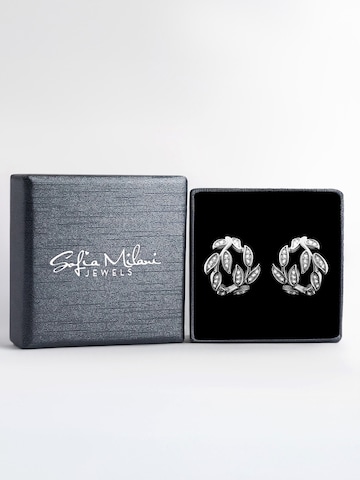 Sofia Milani Ohrringe 'Leaf'‌‌ in Silber