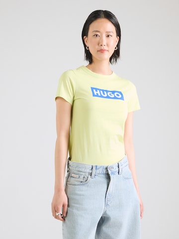 HUGO - Camiseta 'Classic' en verde: frente
