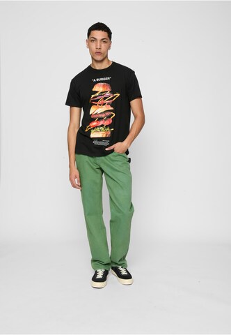 T-Shirt 'A Burger' Mister Tee en noir
