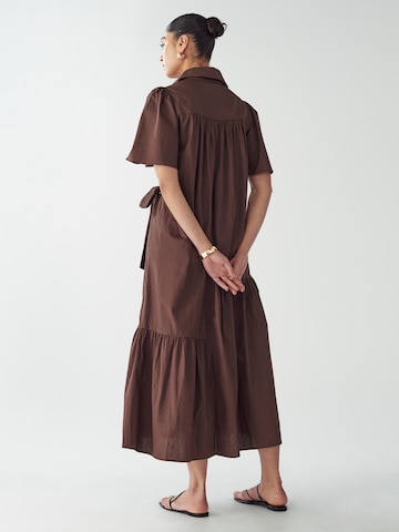 Willa Blousejurk 'Bea' in Bruin: terug
