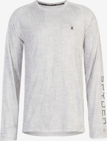 Spyder - Camiseta funcional en gris: frente