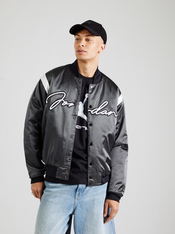 Jordan Φθινοπωρινό και ανοιξιάτικο μπουφάν σε μαύρο: μπροστά