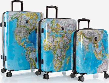 Heys Kofferset 'Black Camo' in Blau: Vorderseite