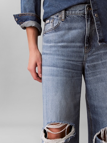 Calvin Klein Jeans Baggy Džínsy - Modrá